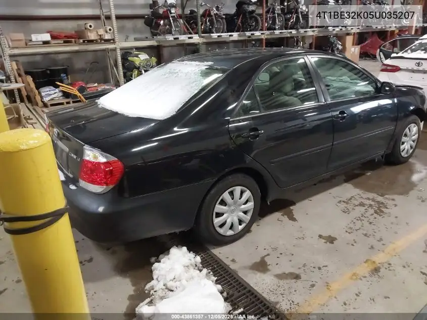 4T1BE32K05U035207 2005 Toyota Camry Le