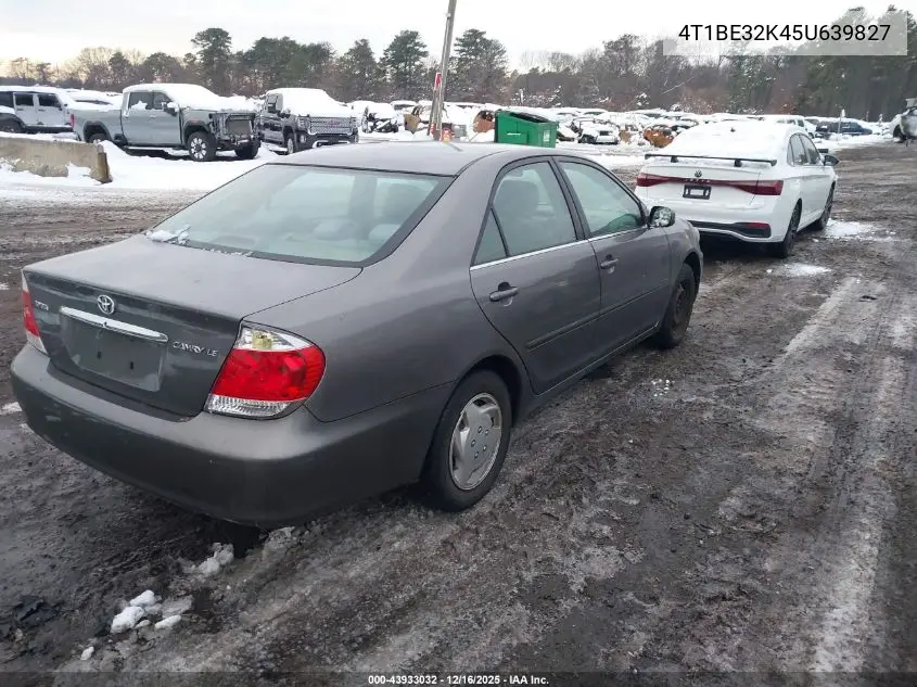 4T1BE32K45U639827 2005 Toyota Camry Le
