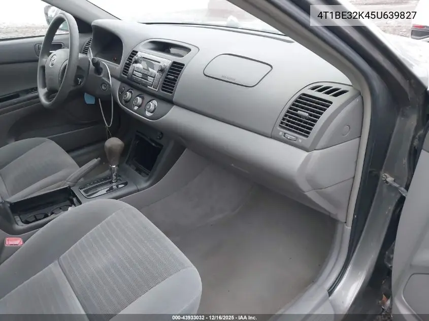 4T1BE32K45U639827 2005 Toyota Camry Le