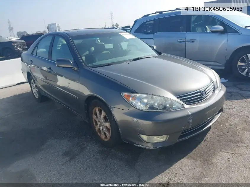 4T1BF30K45U605953 2005 Toyota Camry Xle V6