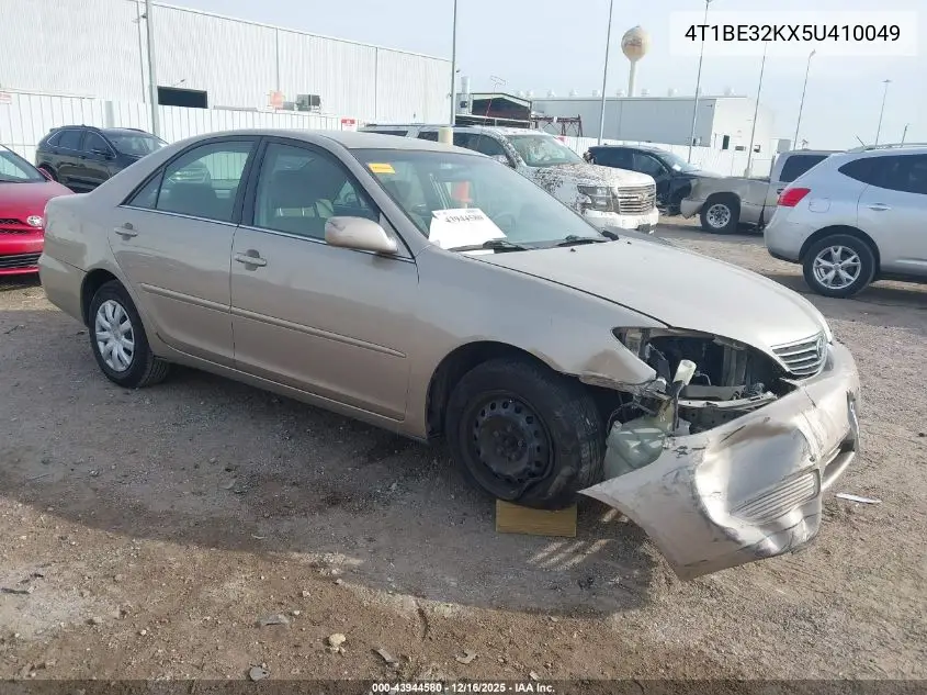 4T1BE32KX5U410049 2005 Toyota Camry Le