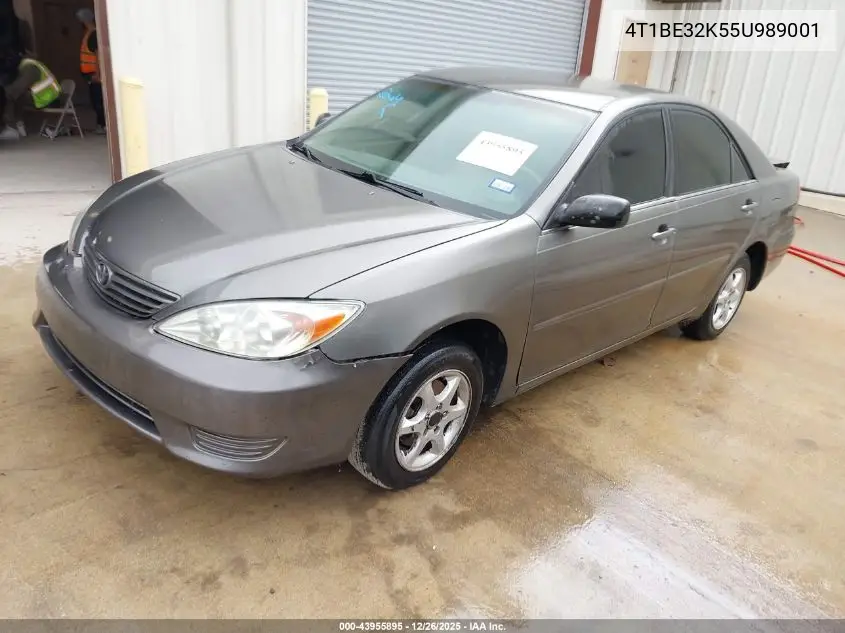 4T1BE32K55U989001 2005 Toyota Camry Le