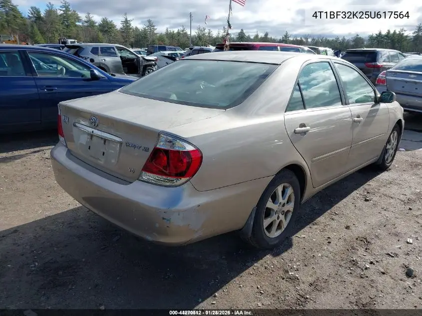4T1BF32K25U617564 2005 Toyota Camry Xle V6