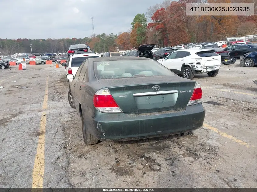 4T1BE30K25U023935 2005 Toyota Camry Le