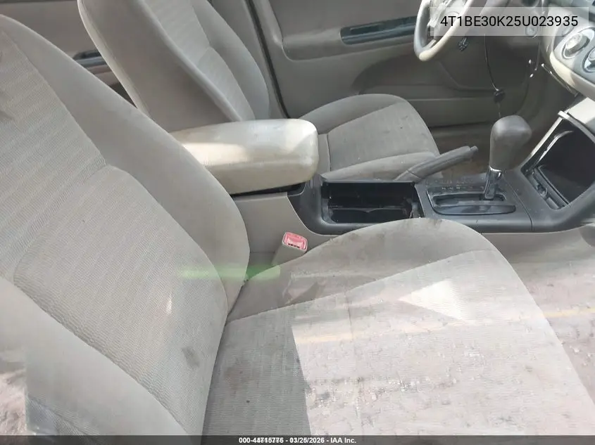 4T1BE30K25U023935 2005 Toyota Camry Le