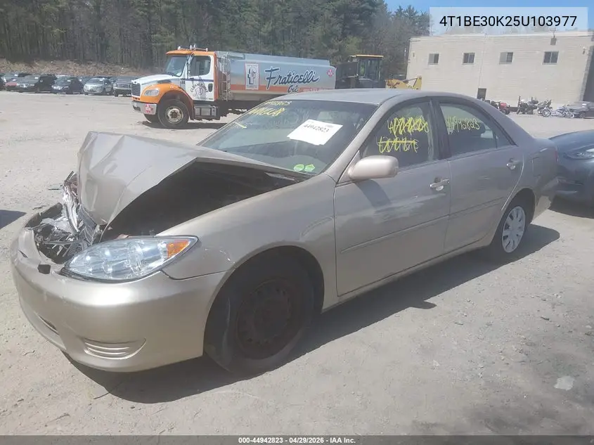 4T1BE30K25U103977 2005 Toyota Camry Le