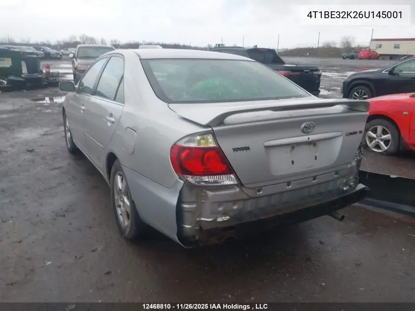 4T1BE32K26U145001 2006 Toyota Camry Le/Se