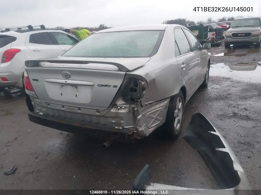 4T1BE32K26U145001 2006 Toyota Camry Le/Se