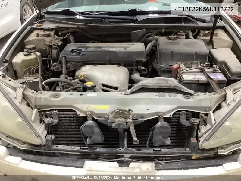 4T1BE32K56U112722 2006 Toyota Camry Le