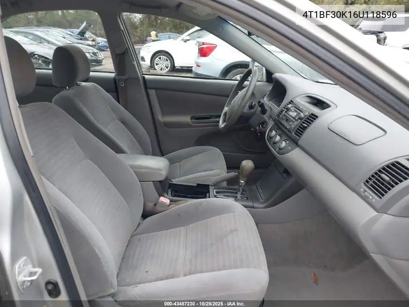 4T1BF30K16U118596 2006 Toyota Camry Le V6