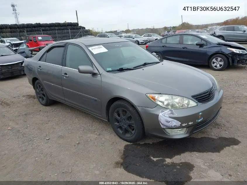 4T1BF30K56U632547 2006 Toyota Camry Xle V6