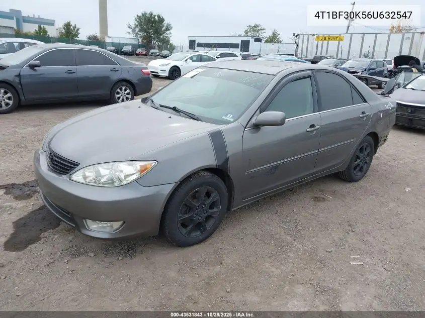 4T1BF30K56U632547 2006 Toyota Camry Xle V6