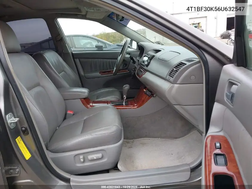4T1BF30K56U632547 2006 Toyota Camry Xle V6