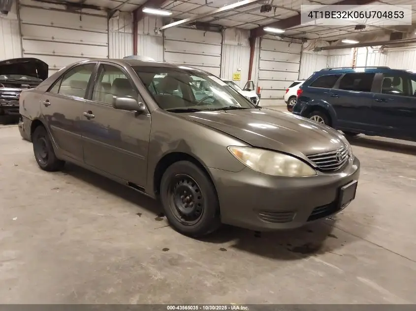 4T1BE32K06U704853 2006 Toyota Camry Le