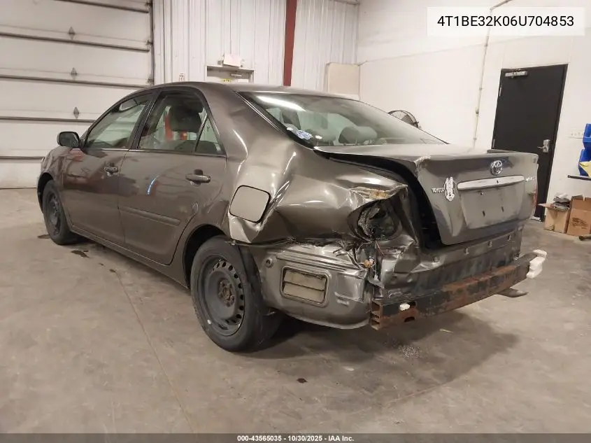 4T1BE32K06U704853 2006 Toyota Camry Le