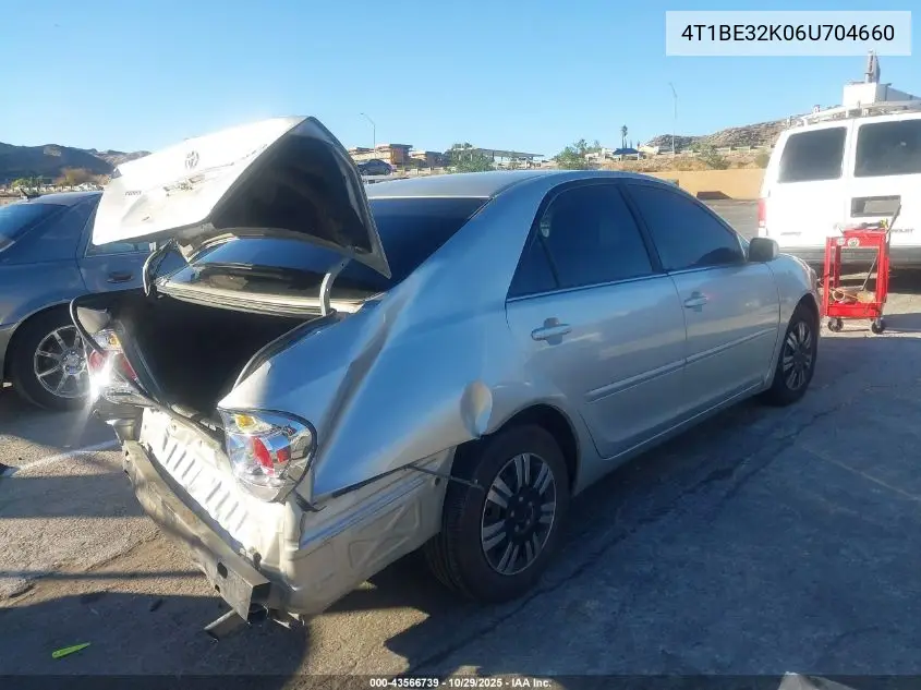 4T1BE32K06U704660 2006 Toyota Camry Le