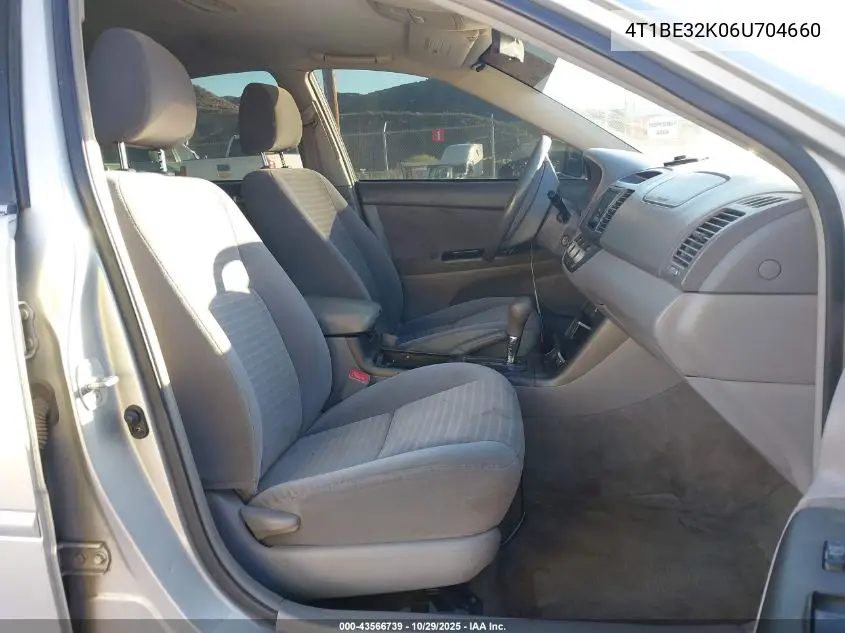 4T1BE32K06U704660 2006 Toyota Camry Le