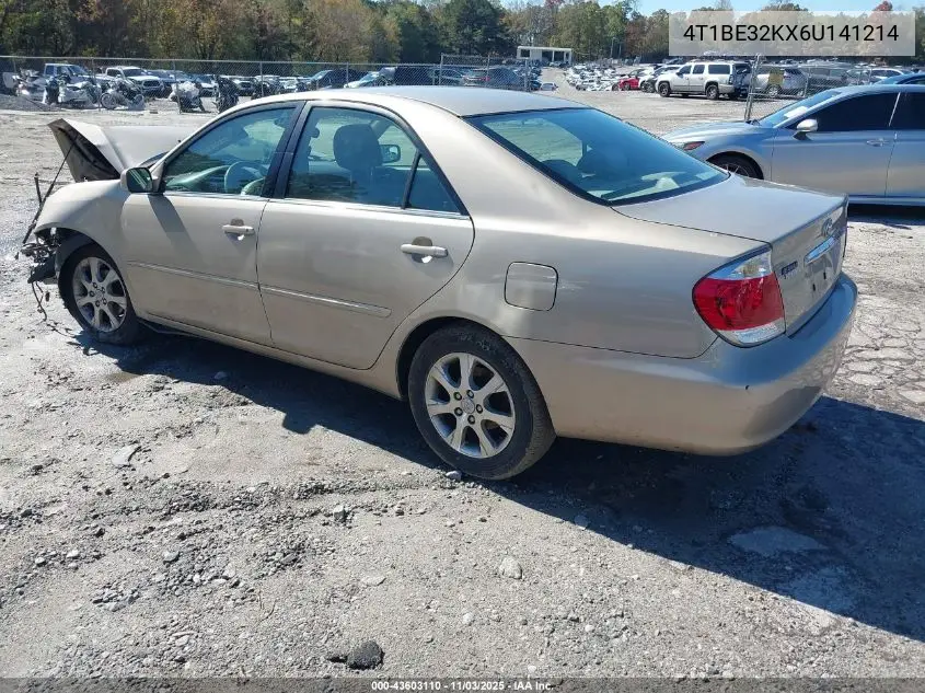 4T1BE32KX6U141214 2006 Toyota Camry Xle