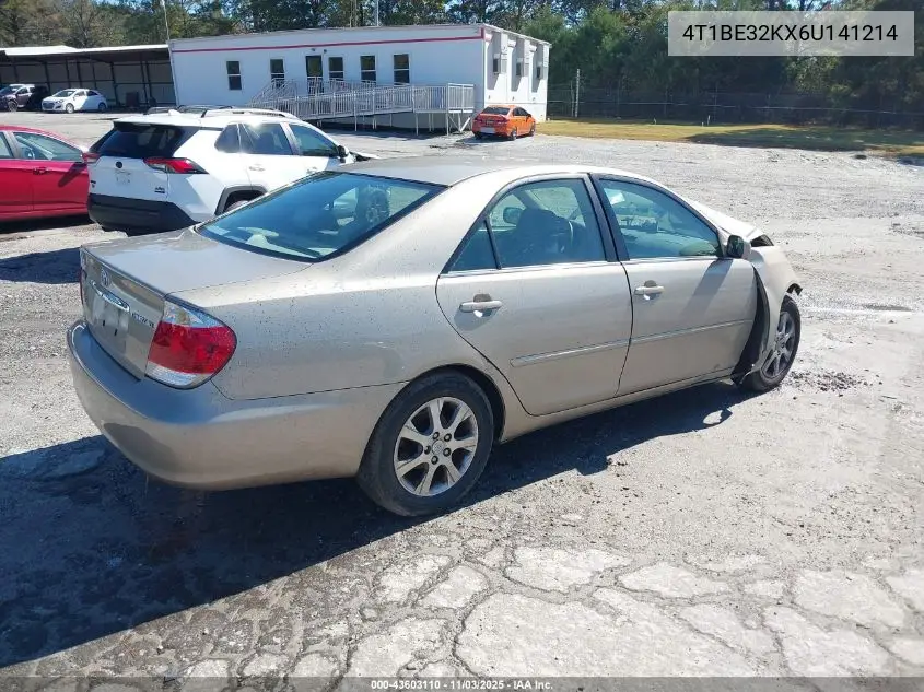 4T1BE32KX6U141214 2006 Toyota Camry Xle