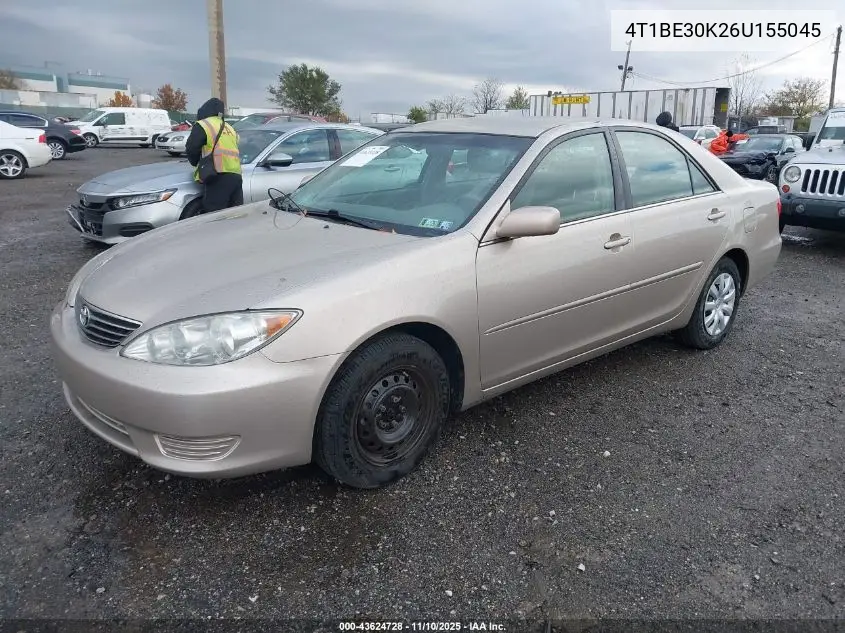 4T1BE30K26U155045 2006 Toyota Camry Le