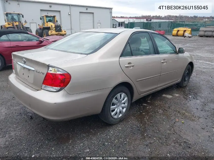 4T1BE30K26U155045 2006 Toyota Camry Le