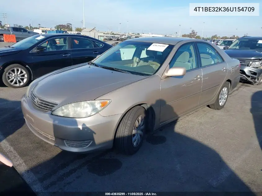 4T1BE32K36U154709 2006 Toyota Camry Le