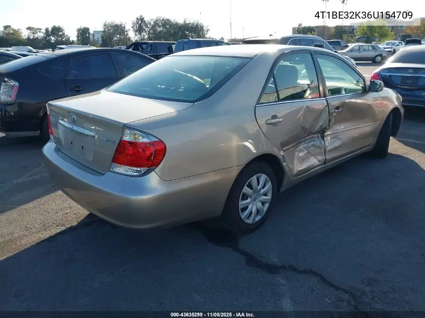 4T1BE32K36U154709 2006 Toyota Camry Le