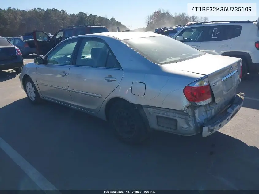 4T1BE32K36U735109 2006 Toyota Camry Le