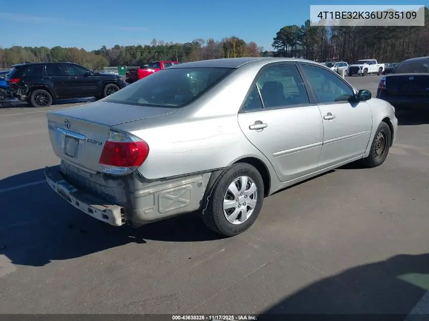 4T1BE32K36U735109 2006 Toyota Camry Le