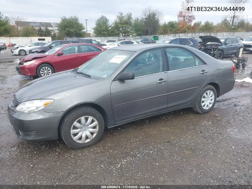 4T1BE32K36U644499 2006 Toyota Camry Std