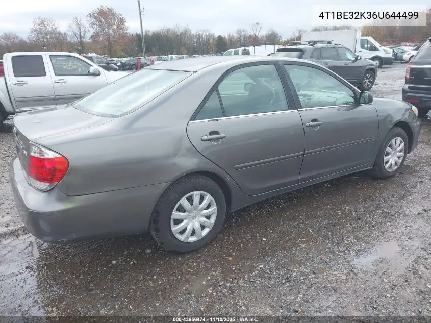 4T1BE32K36U644499 2006 Toyota Camry Std