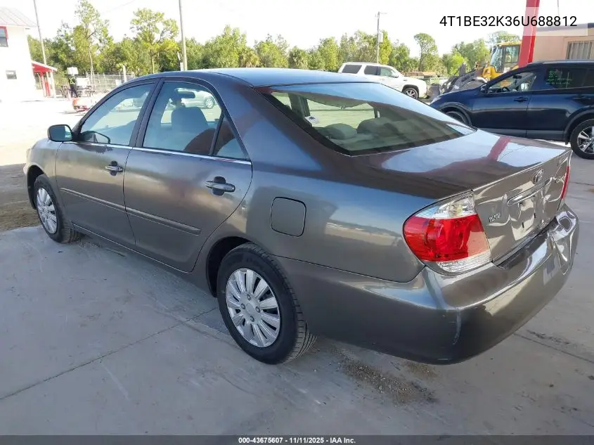 4T1BE32K36U688812 2006 Toyota Camry Std
