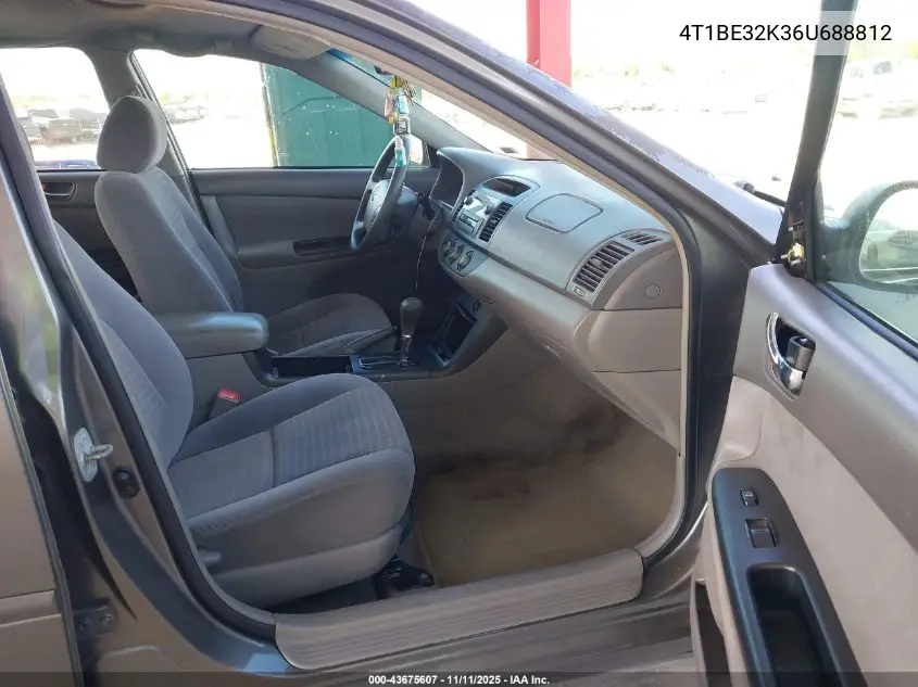 4T1BE32K36U688812 2006 Toyota Camry Std