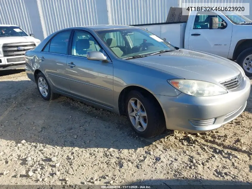 4T1BF32K46U623920 2006 Toyota Camry Le V6