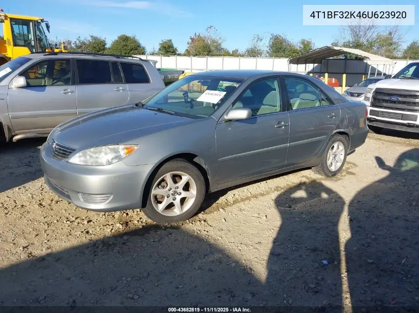 4T1BF32K46U623920 2006 Toyota Camry Le V6