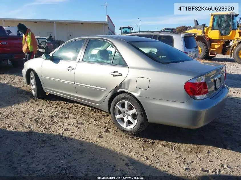 4T1BF32K46U623920 2006 Toyota Camry Le V6