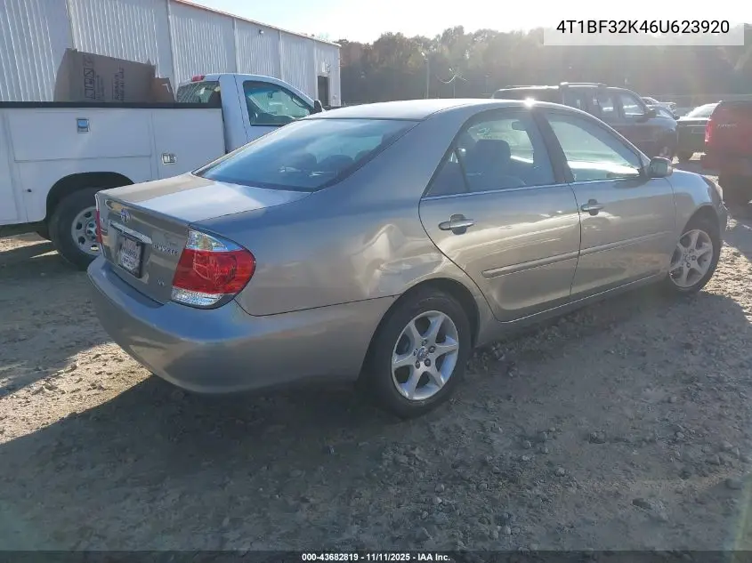 4T1BF32K46U623920 2006 Toyota Camry Le V6
