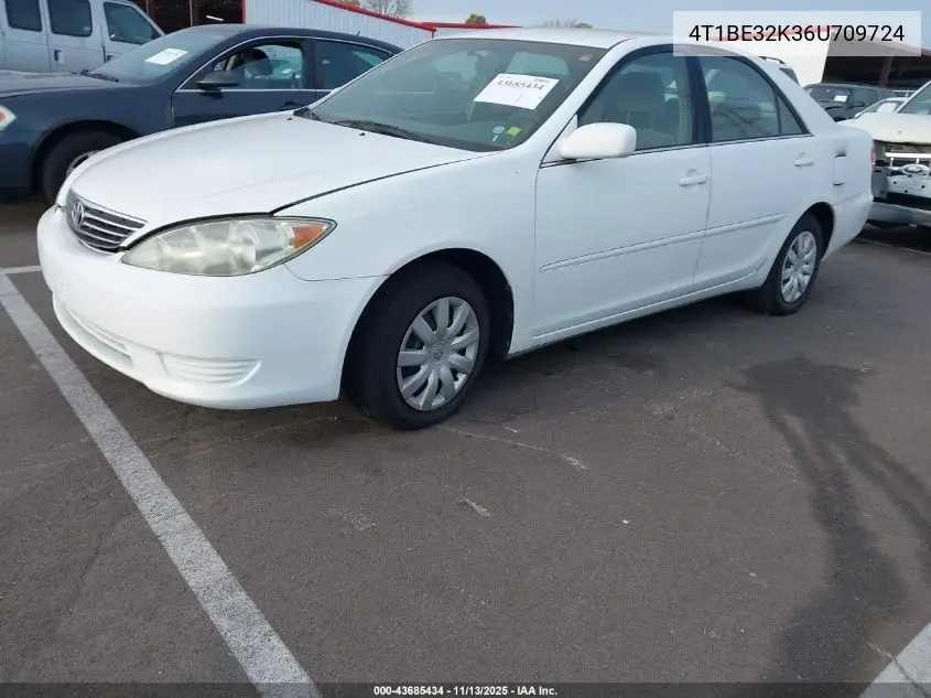 4T1BE32K36U709724 2006 Toyota Camry Le