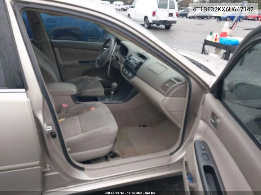 4T1BE32KX6U647142 2006 Toyota Camry Le