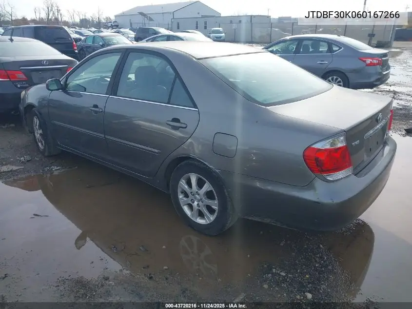 JTDBF30K060167266 2006 Toyota Camry Xle V6