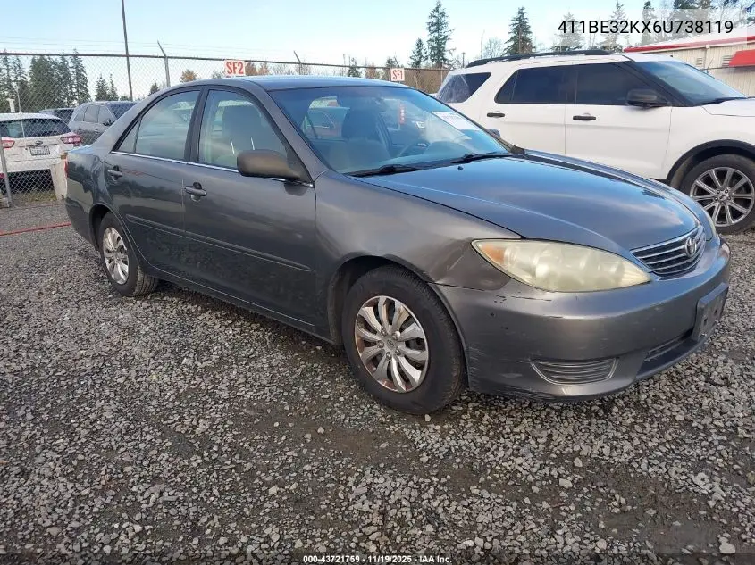 4T1BE32KX6U738119 2006 Toyota Camry Std