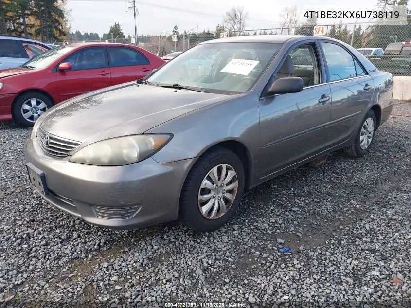 4T1BE32KX6U738119 2006 Toyota Camry Std