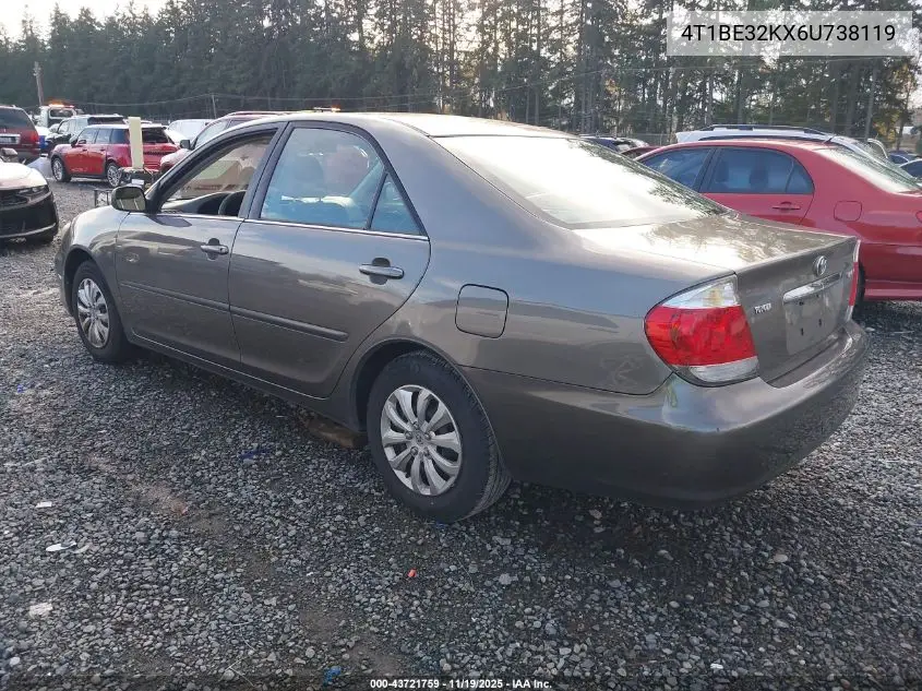 4T1BE32KX6U738119 2006 Toyota Camry Std