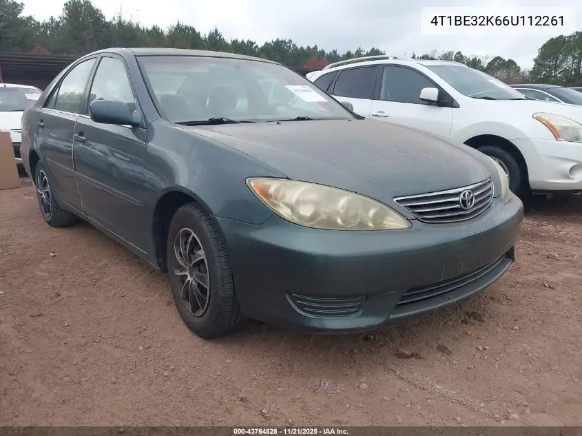 4T1BE32K66U112261 2006 Toyota Camry Le