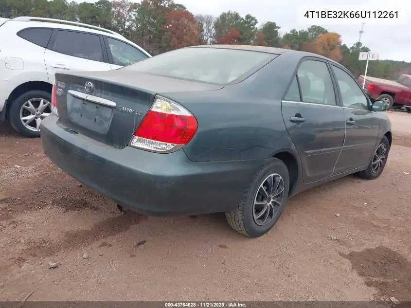 4T1BE32K66U112261 2006 Toyota Camry Le
