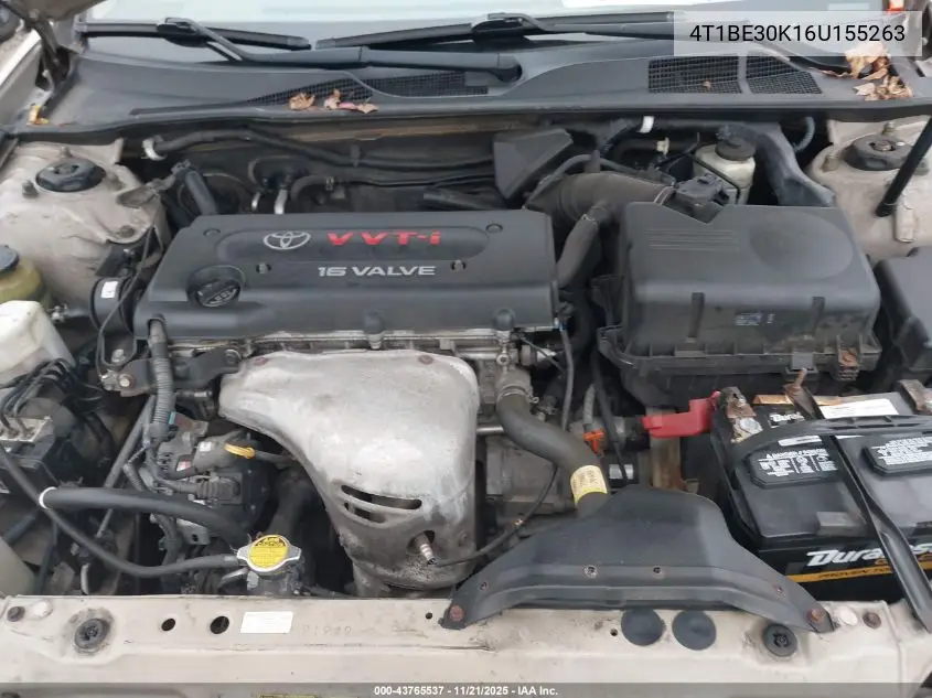 4T1BE30K16U155263 2006 Toyota Camry Le