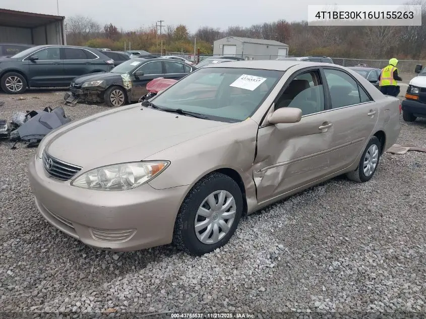 4T1BE30K16U155263 2006 Toyota Camry Le