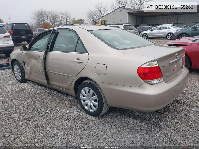 4T1BE30K16U155263 2006 Toyota Camry Le