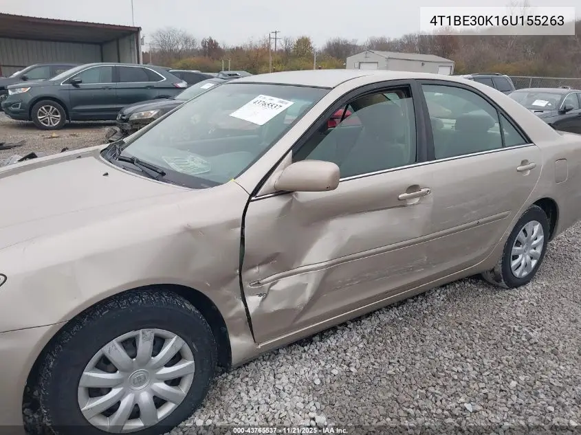 4T1BE30K16U155263 2006 Toyota Camry Le