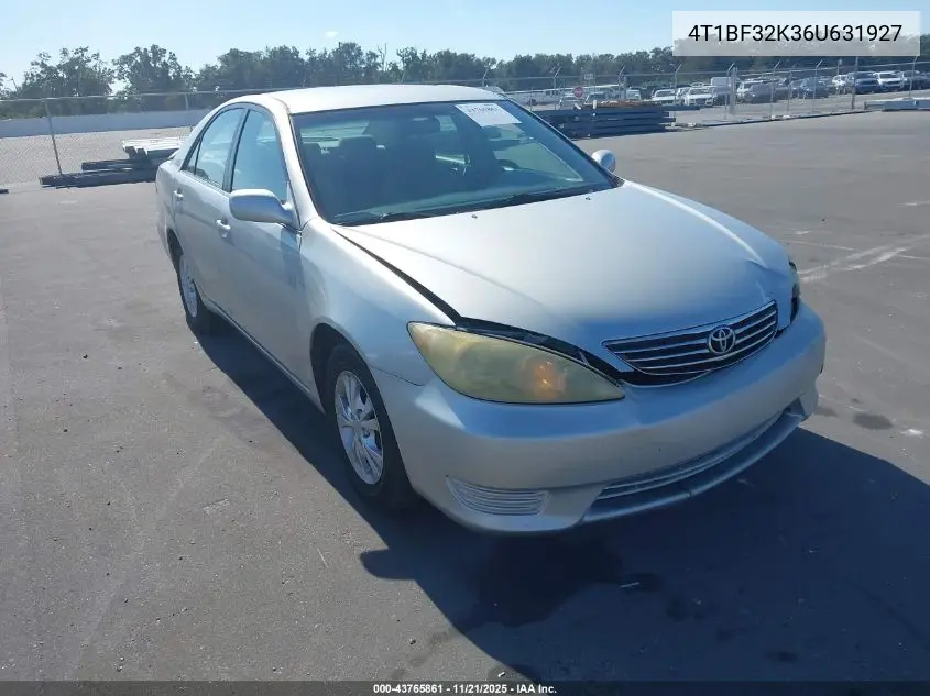 4T1BF32K36U631927 2006 Toyota Camry Le V6